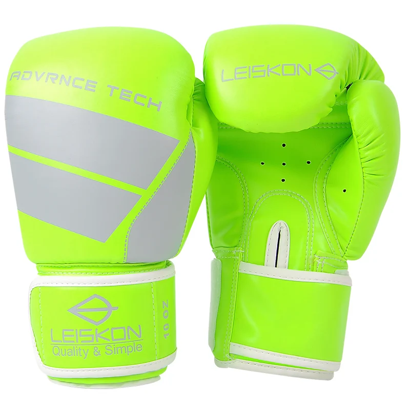

MMA High Quality Kick Boxing Gloves PU Karate Muay Thai Guantes Free Fight Sanda Training Adult Kid Sport Equipment