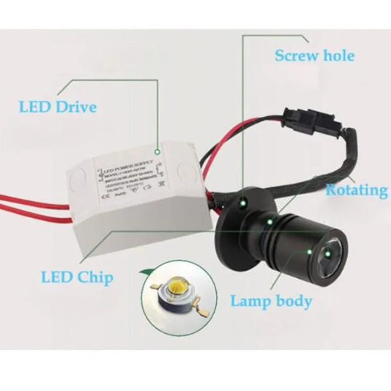 Светодиодный светильник с поверхностным креплением 5 Вт теплый белый холодный