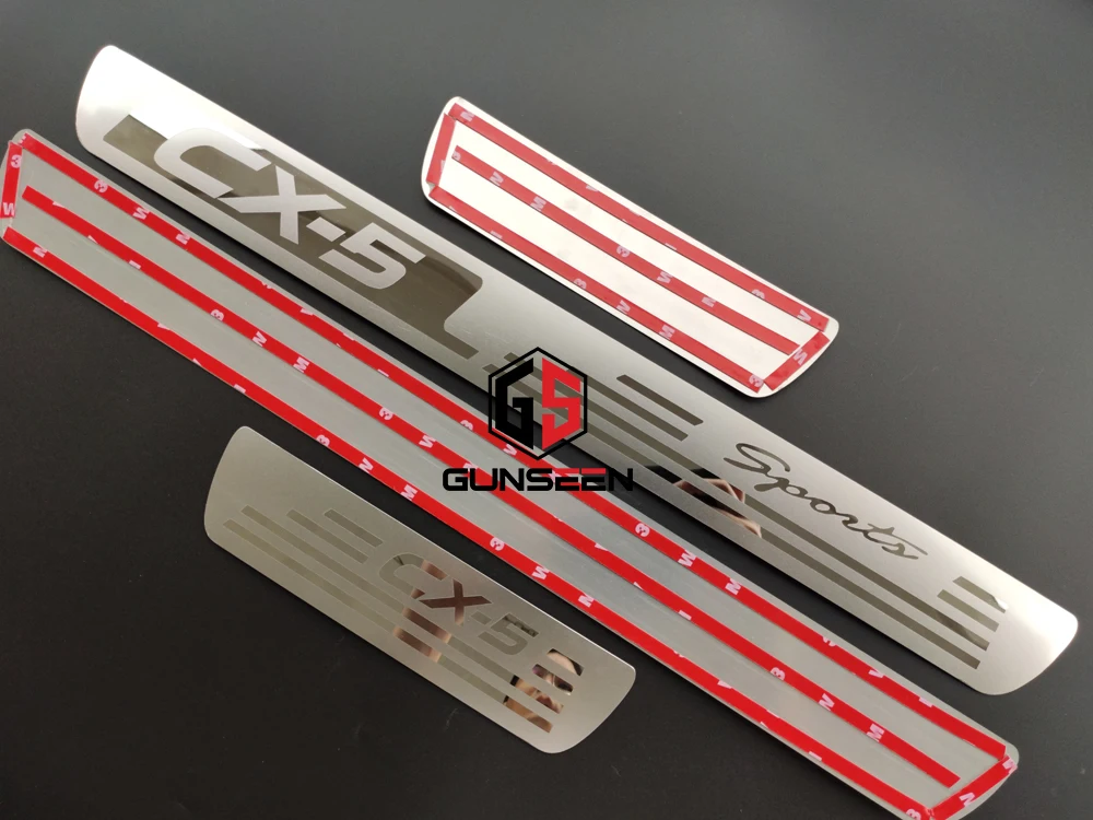 Для Mazda аксессуары CX5 защита порога автомобильной двери Накладка на педаль