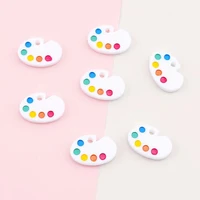 1624mm 2050pcs mini palette colorful diy crafts earring resin charms pendant diy fashion jewelry accessories