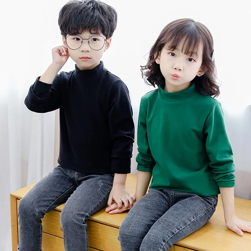 Топ для малышей детская мягкая белая рубашка из чистого хлопка с воротником