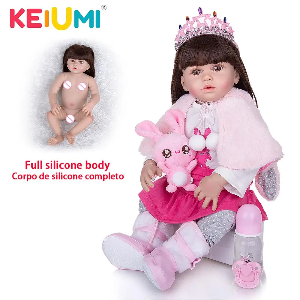 

Кукла-реборн KEIUMI, 23 дюйма, из силикона