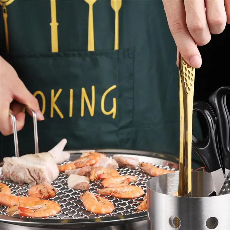 

Stainless Steel Food Tongs Kitchen Utensils Buffet Serving Tongs steak Clip Grilling Tongs Bread Pastry Clamp kitchen Tongs