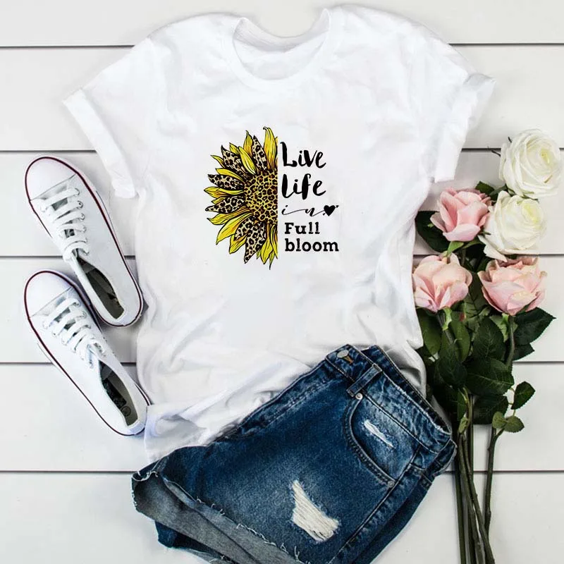 Футболка женская с принтом бабочек коротким рукавом | Женская одежда