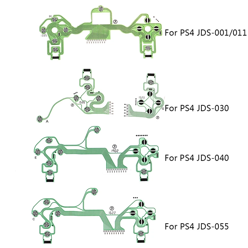 JDS 001 030 040 055 для Playstation4 клавиатура с проводящей пленкой для контроллера PS4, цепь DualShock PCB