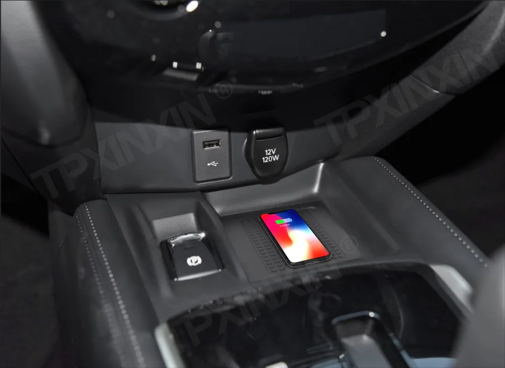 QI автомобильное беспроводное зарядное устройство для Nissan X-Trail Qashqai 2015 2016 2017 2018 2019