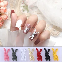 5pcs 7color nail alloy hole rabbits decoration metal sweetie rabbit acrylic for nails special design manicure accessories%ef%bc%8c209mm