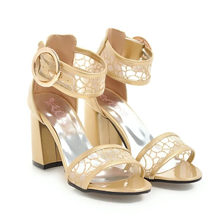 

Big Size Personalized chunky sandals high heels sandals women shoes woman summer ladies