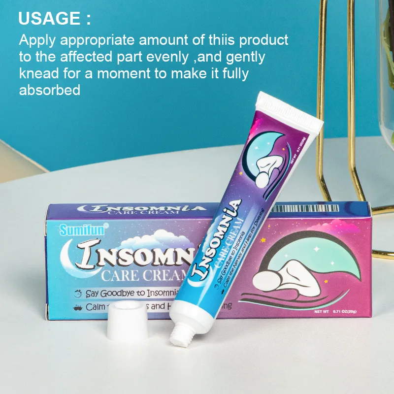 

Уход за бессонницей крем Улучшение качества сна травяная мазь лекарство забота о здоровье улучшение качества сна MC889