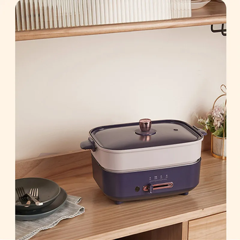 

Bear multi-function cooking pot barbecue integrated household hot electric plate machine