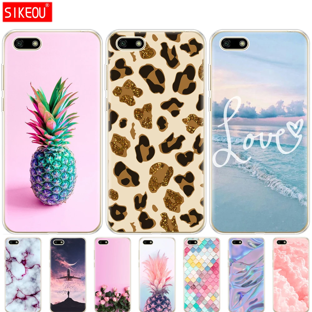 

Case For Huawei Honor 7S 5.45" Case Huawei 7S Cover Soft TPU Various Coque Honor 7S Phone Case Cover Full 360 Protective Shell