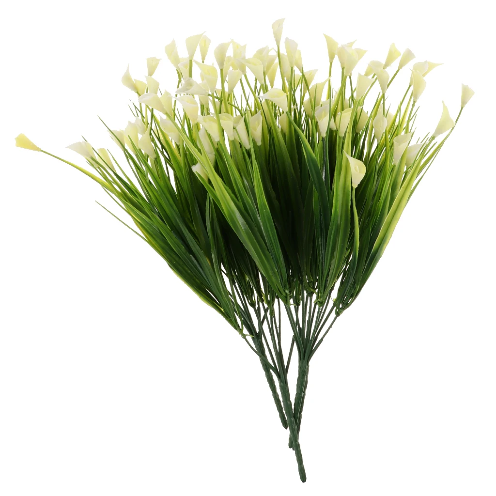 4 шт. реального касания искусственная Калла букет лилий Свадебная вечеринка