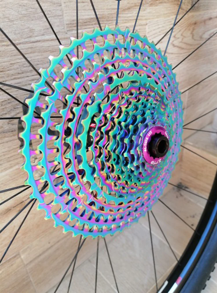 Велосипед ZTTO MTB 12 Скоростей 11 52T SLR2 Сверхлегкая кассета Rainbow k7 S ток в CNC K7 свободное
