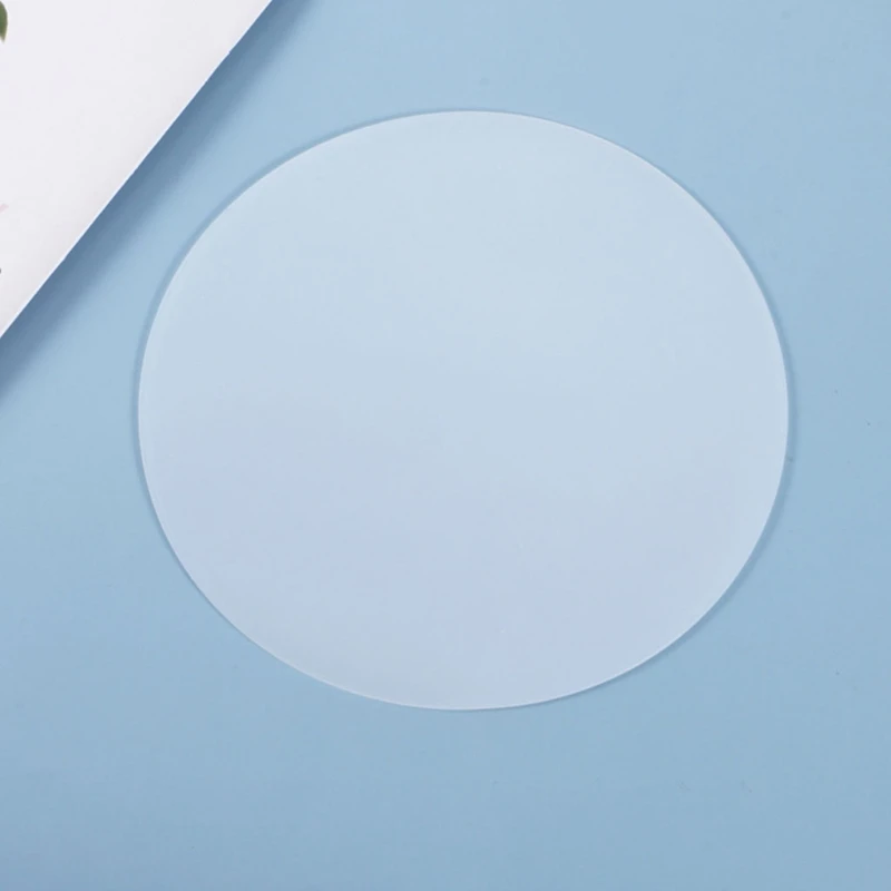 

Crystal Epoxy Resin Mold Anti-dirty Tabletop Round Mat Pad Casting Silicone Mould DIY Crafts Jewelry Making Tool