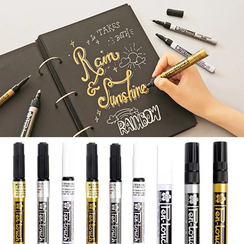 Альбом сделай сам Хромированная ручка золотистая Фотолюминесцентная отражающая