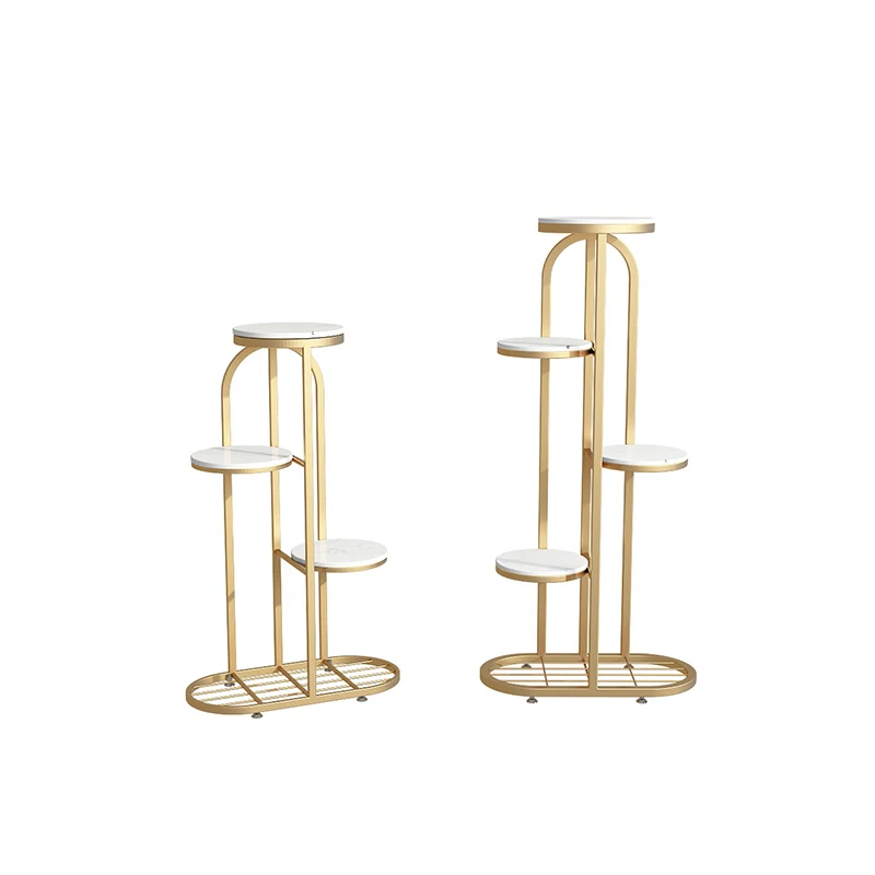 

Nordic Iron Flower Rack Indoor Multi-Layer Floor-Standing Decoration Shelf Storage Rack