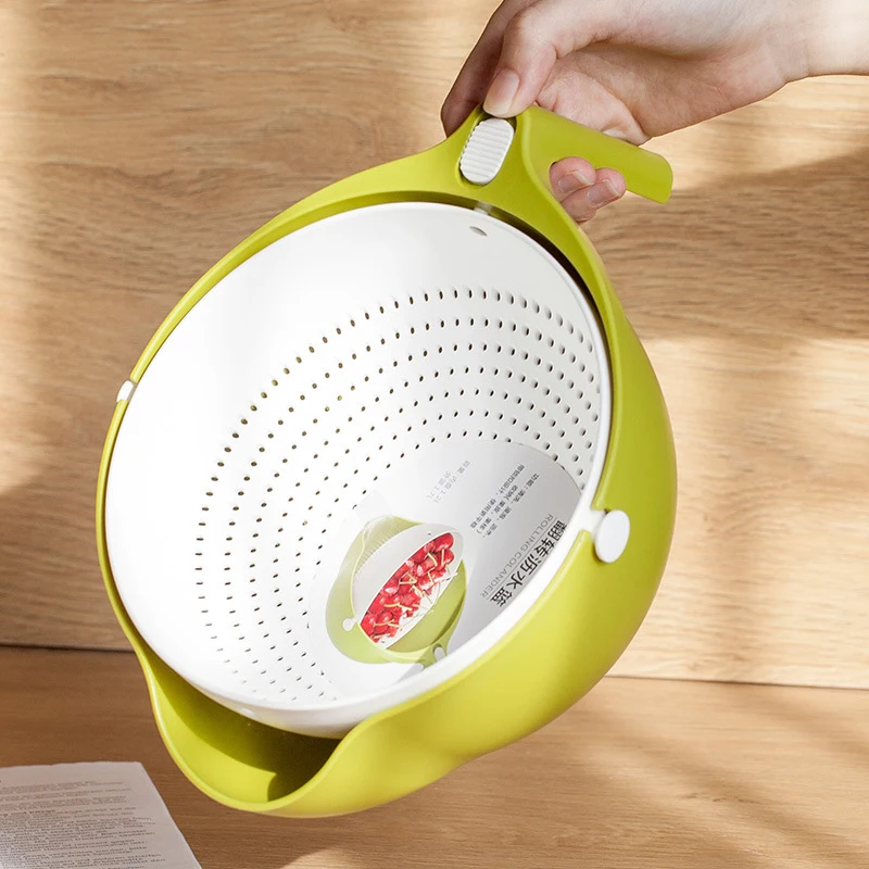 Многофункциональный прокатный двойной сливной корзина с чашей кухонные овощные