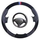 Изготовленный на заказ Чехол рулевого колеса автомобиля для Infiniti G37 G35 EX35 EX25 EX37 Q60 QX50 Q40 IPL G Аксессуары замша кожа рулевая оплетка