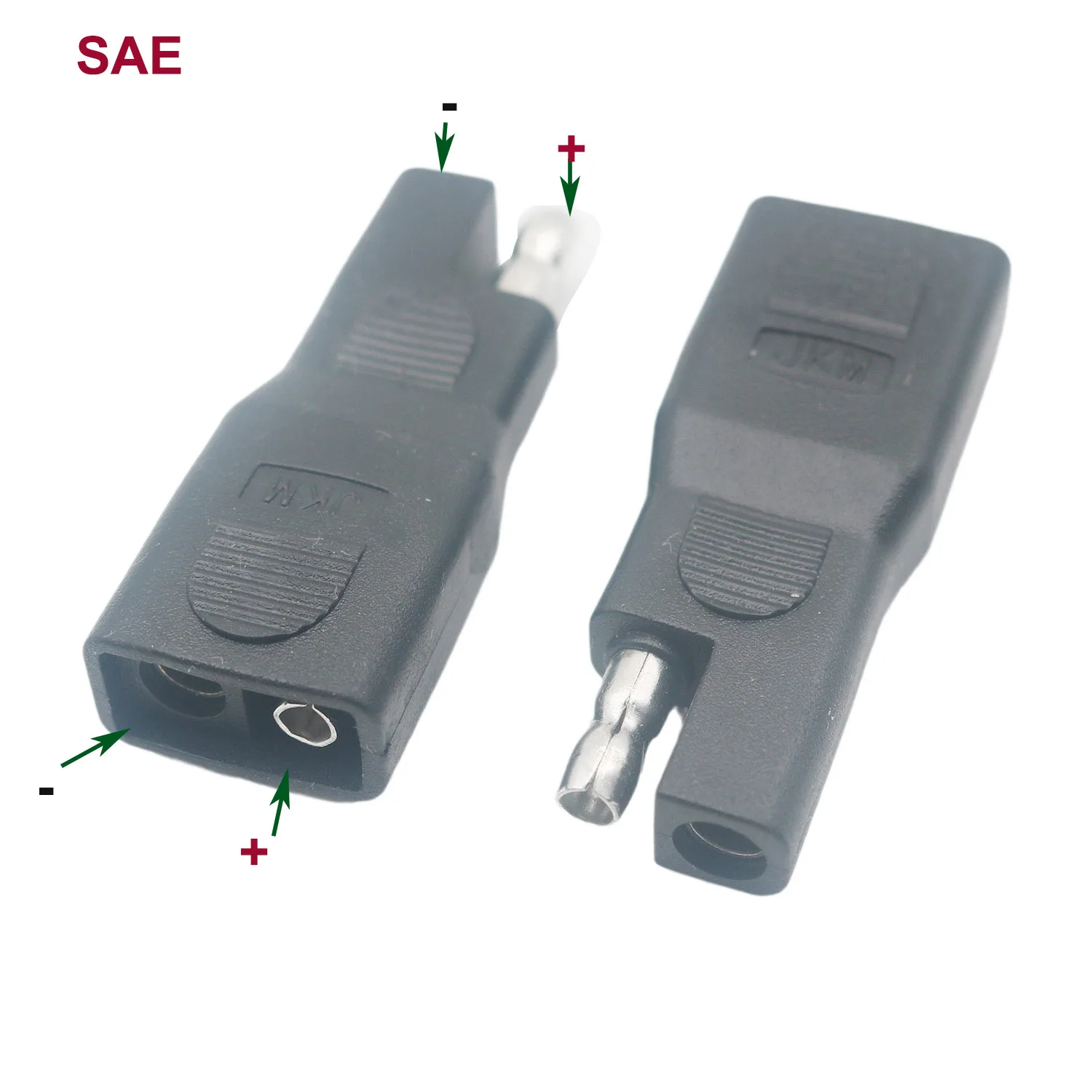 2pcs SAE Male/Female Polarity Reverse Adapter Connector Extension Cable Quick Disconnect Wire Harness,for Automotive,Solar Panel