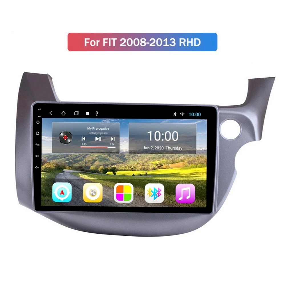 

Android 10.0 Car Multimedia Player For HONDA FIT/JAZZ RHD 2008-2013 Car GPS Nagavition With Wifi 4G AHD DSP IPS CARPLAY