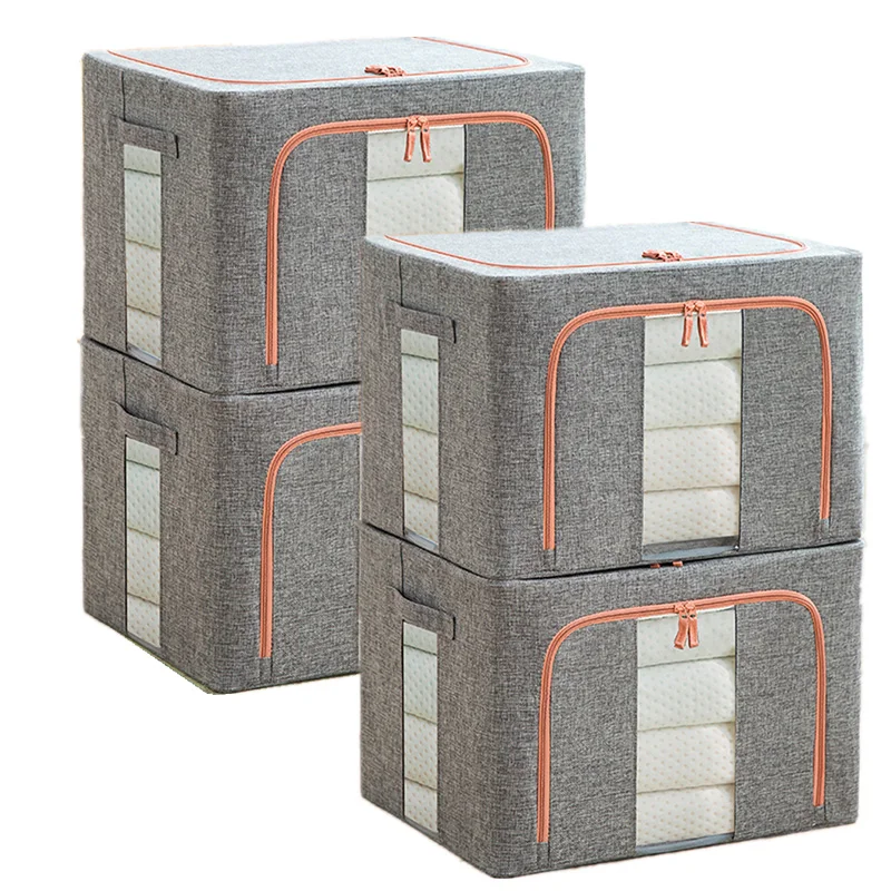 Коробка для хранения одежды из хлопка и конопли приемник одеял коробка ткани