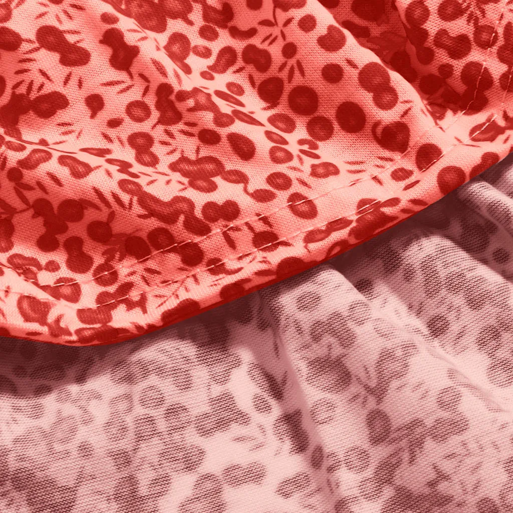 

Bohemia Vintage Styles Dresses Women's Lady Sexy Loose Flower Print Hlaf Sleeve Ruffles Mini Dress 2021 Summer Beach Dress Robe