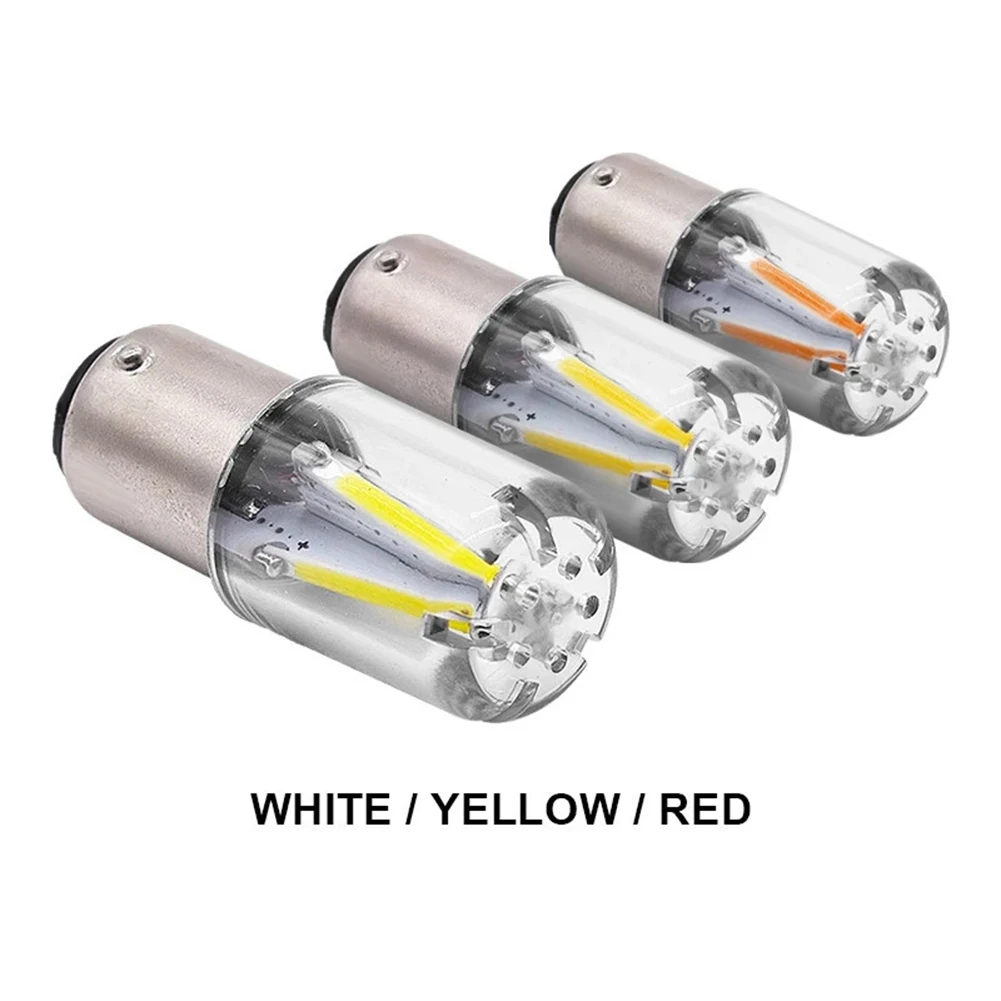 

1156 1157 Led Bulb BA15S BAY15D P21W P21/5W LED R5W R10W Car Turn Signal Lights Reverse Lamp COB 12V Automobile White Red Yellow