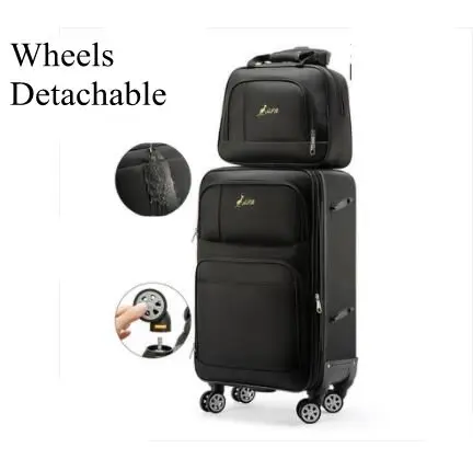 Travel Luggage Suitcase Sets Oxford Spinner Suitcase Women Travel Rolling Luggage Sets Trolley Bags On Wheels Travel Wheeled Bag