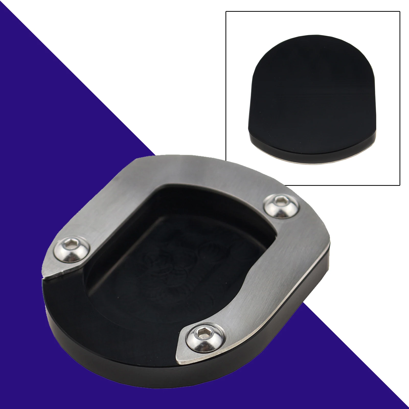 

CNC Aluminum Kickstand Pad Foot Side Stand Enlarger for Yamaha XT660Z Tenere