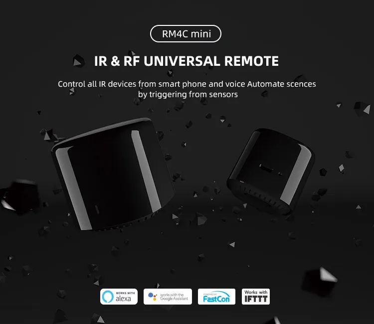 BroadLink BestCon RM4C мини WiFi умный дом Универсальный ИК беспроводной пульт дистанционного управления работает с Google Home Alexa EU версия