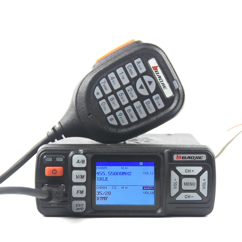 1PC High Quality Baojie Walkie Talkie BJ-318 25W Dual Band 136-174 & 400-490Mhz Auto Fm Radio BJ318 Upgrade Versie Van BJ-218