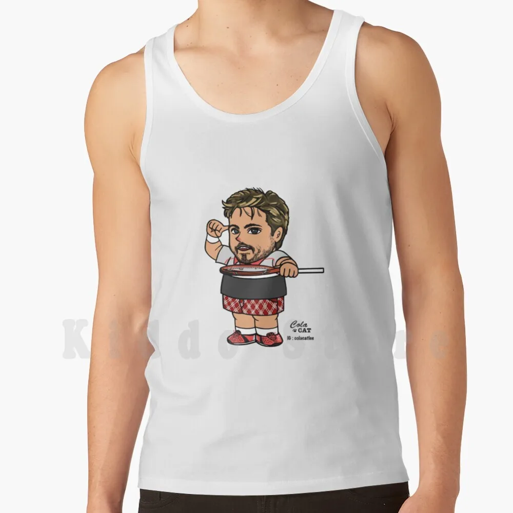 Теннисные майки на базе Станислас Вавринка Стэн теннисные 100% хлопок человек СПС