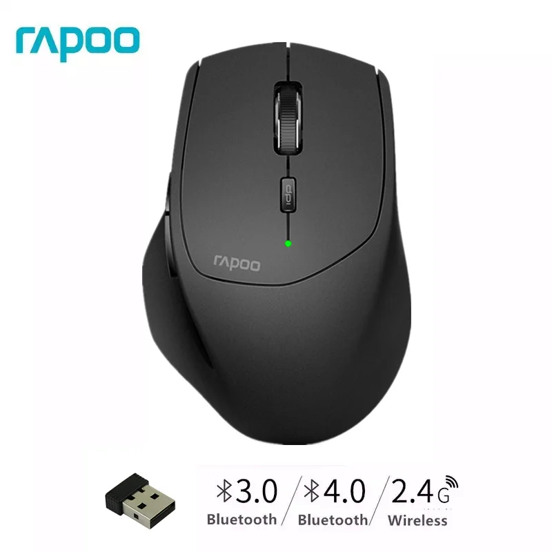 Новая многорежимная Беспроводная мышь Rapoo MT550/MT550G с переключением между Bluetooth и 2 4G