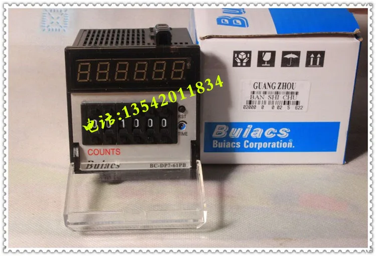 Оригинальный счетчик Kitazaki мощность таймера цифрового дисплея BUIACS BC DP7 61PB 220 В