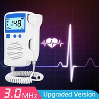 upgraded 3 0mhz ultrasound baby heartbeat detector baby care household portable stethoscope pregnant women doppler no radiation