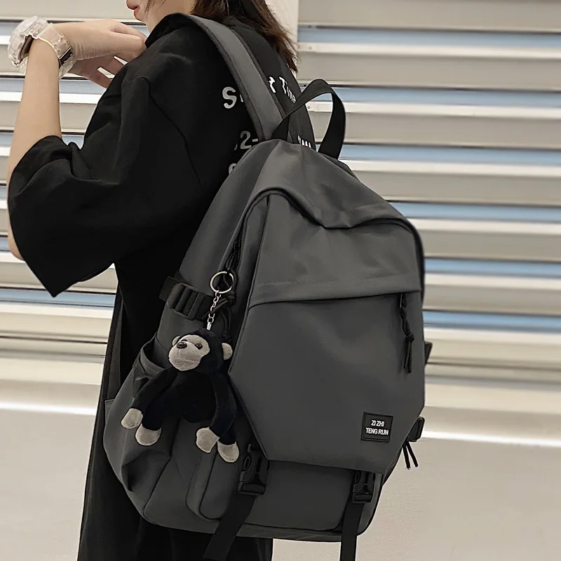 

Large capacity waterproof Oxford cloth Women backpack Multiple pocket unisex Travel bag School bag for senior students