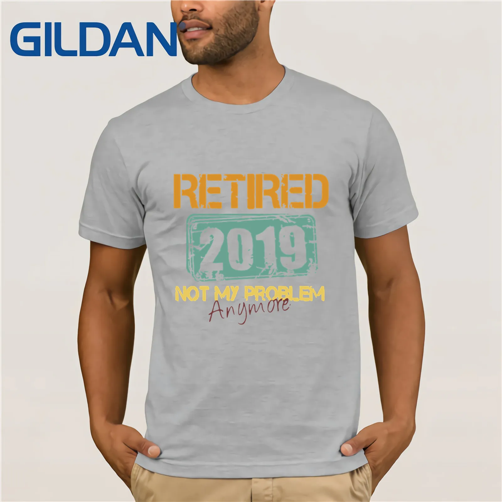 Receed 2019 Not My больше Shrit Летняя мужская футболка с коротким рукавом круглым вырезом