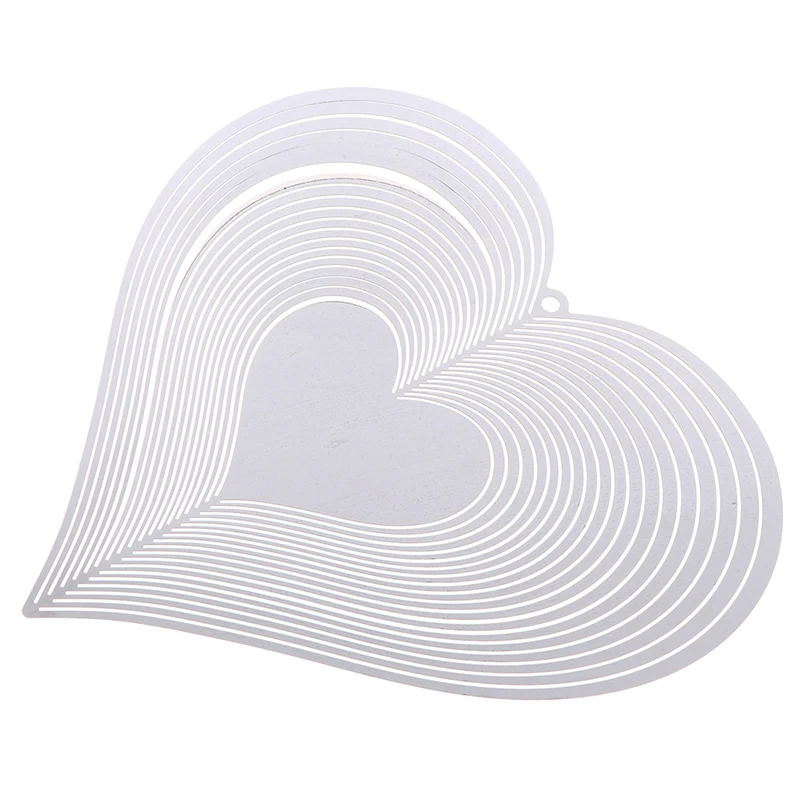 Сердце ветер Спиннер бьющийся Ловец ветра для фотографий наружный подвесной |