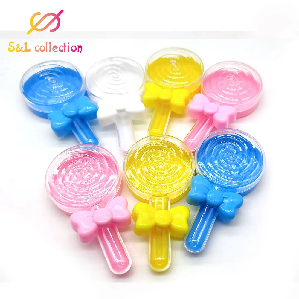 Оптовая продажа милая коробка для упаковки накладных ресниц в виде леденцов