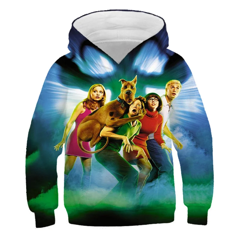

Children/Children Boy/girl casual fashion hoodie popular clothing Scoob! Scooby Doo's 3D-printed hooded sweatshirt