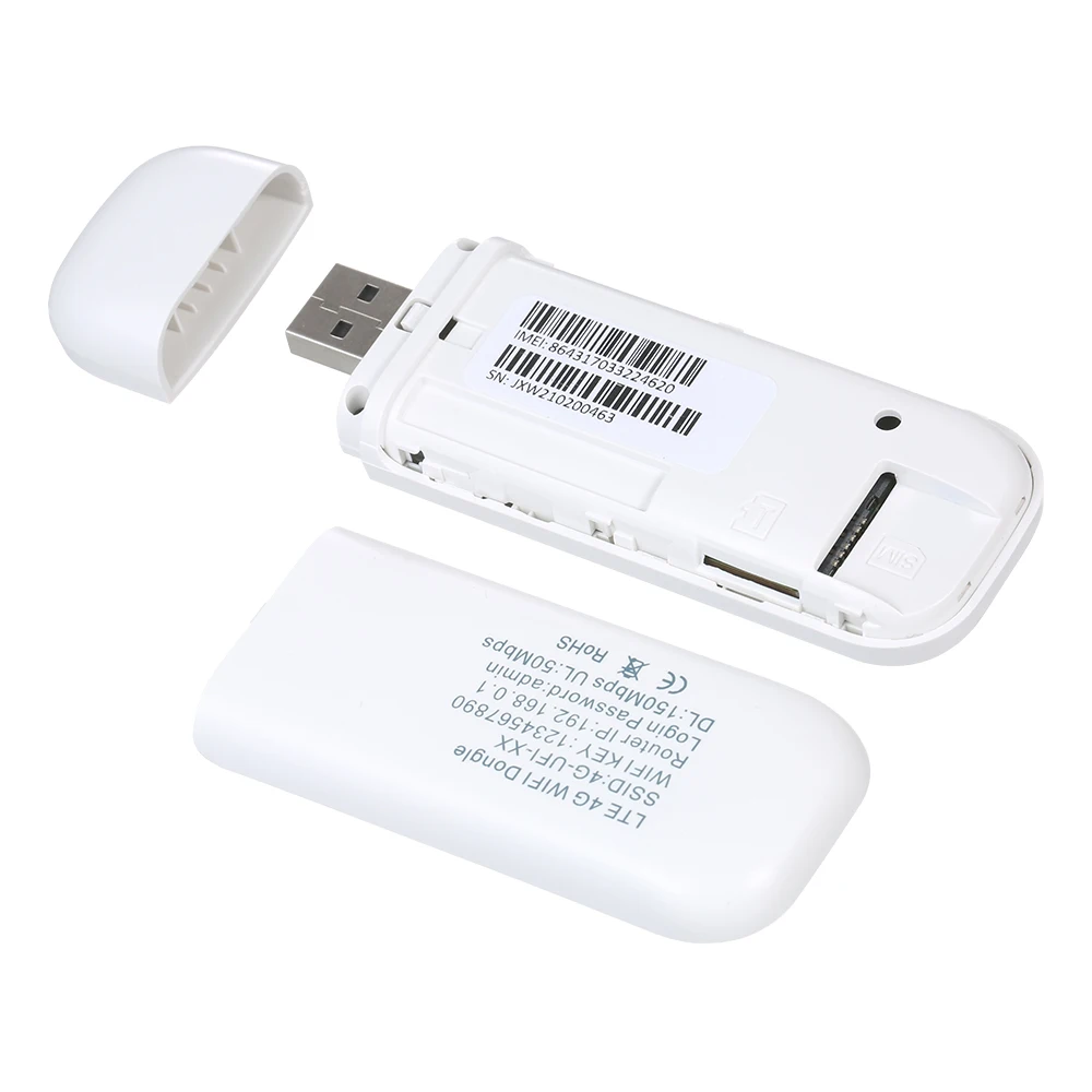 

4G LTE Portable WiFi 150Mbps USB Mini Wireless Router USB WiFi Dongle with WiFi Hotspot Plug&Play Mobile WiFi European Version