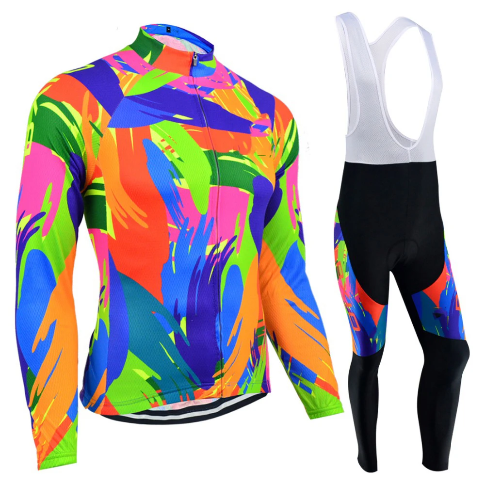 

2021 New Cycling Jersey Long Sleeve Bicicleta Ropa Ciclismo Invierno Bike Mtb Women Cycling Sets Clothing Bicycle