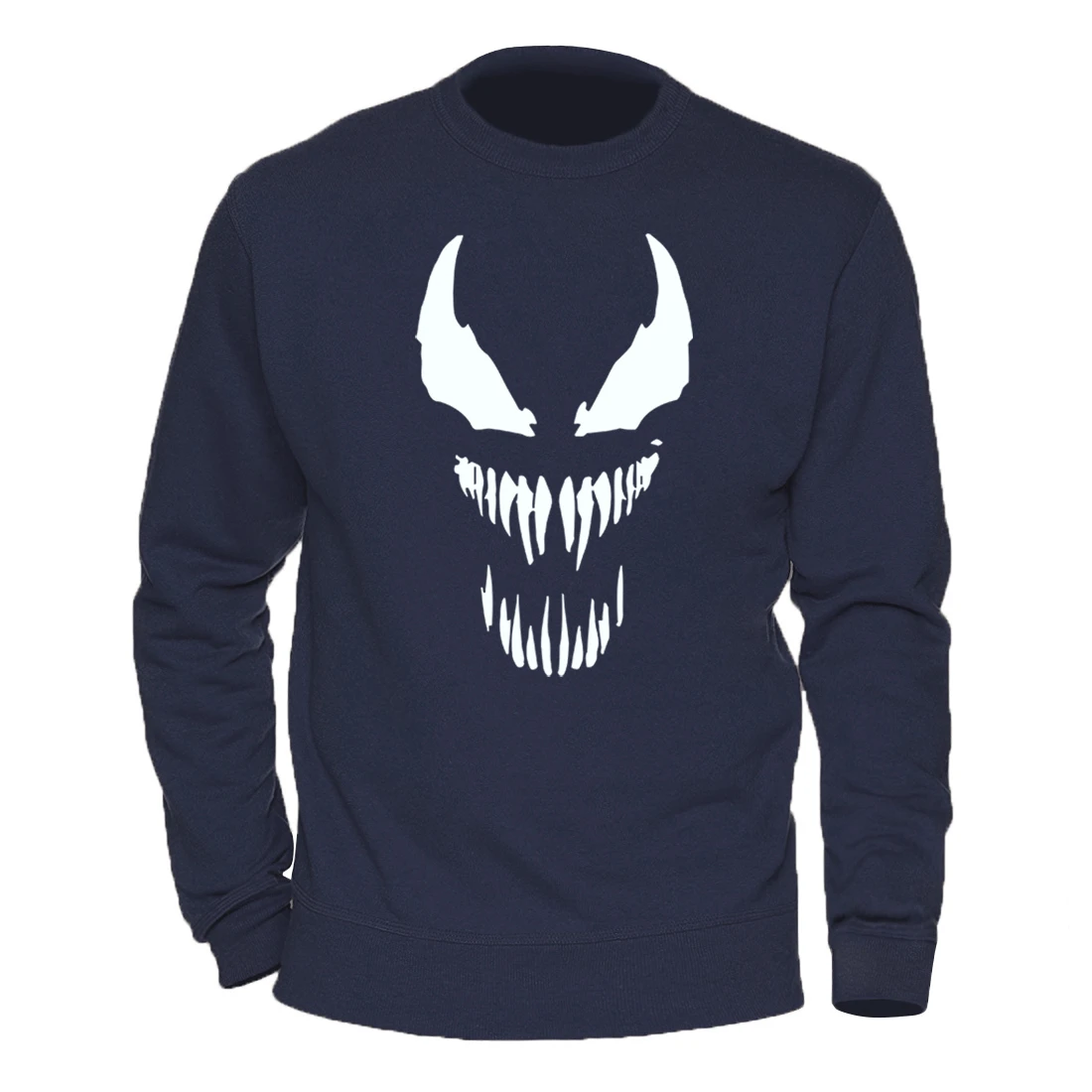 darkblue 5 Новинка, мужская толстовка с длинным рукавом с принтом Venom, толстовка Marvel, мужская повседневная брендовая одежда, толстовка с капюшоном, уличная одежда, куртка - Цвет: darkblue 5