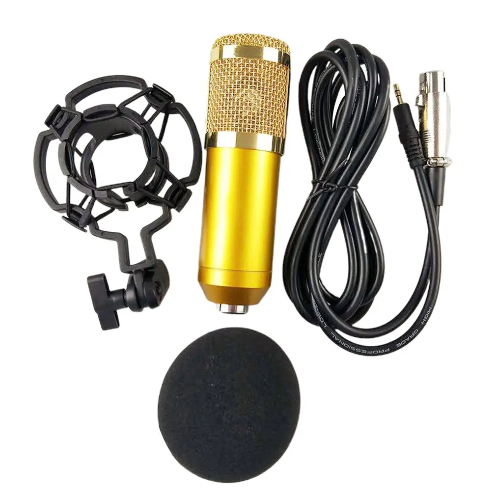 

Bm 800 Microphone Sound Recording Network K Wired Microphone Condenser Retaining Clip Bracket Voice Service KTV Karaoke Mic