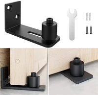 8 in 1 adjustable sliding floor guide for barn door roller locker hardware accessories door slide rail mechanism furniture