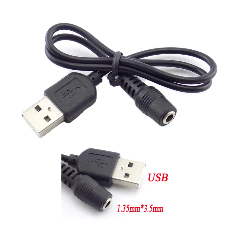 DC разъем питания USB A штекер для 1 35x3 5 мм Штекерный кабель ствола Соединительный