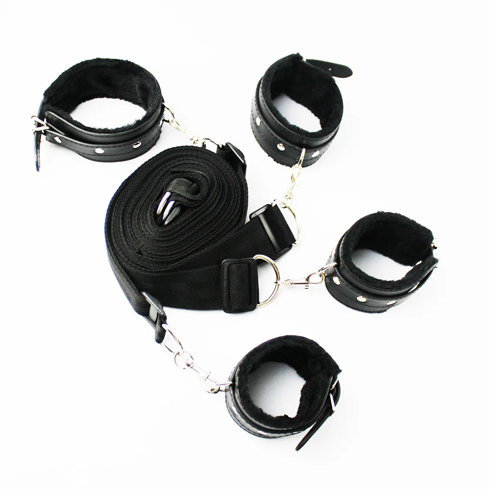 Manyjoy искусственные наручники манжеты на лодыжку под кроватью БДСМ бандаж ремешок