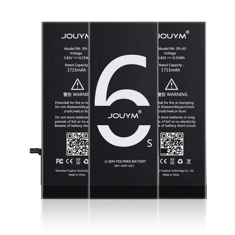 Оригинальный аккумулятор для телефона JOUYM iPhone 6 6S 7 8 5S 5 SE plus сменная качественная
