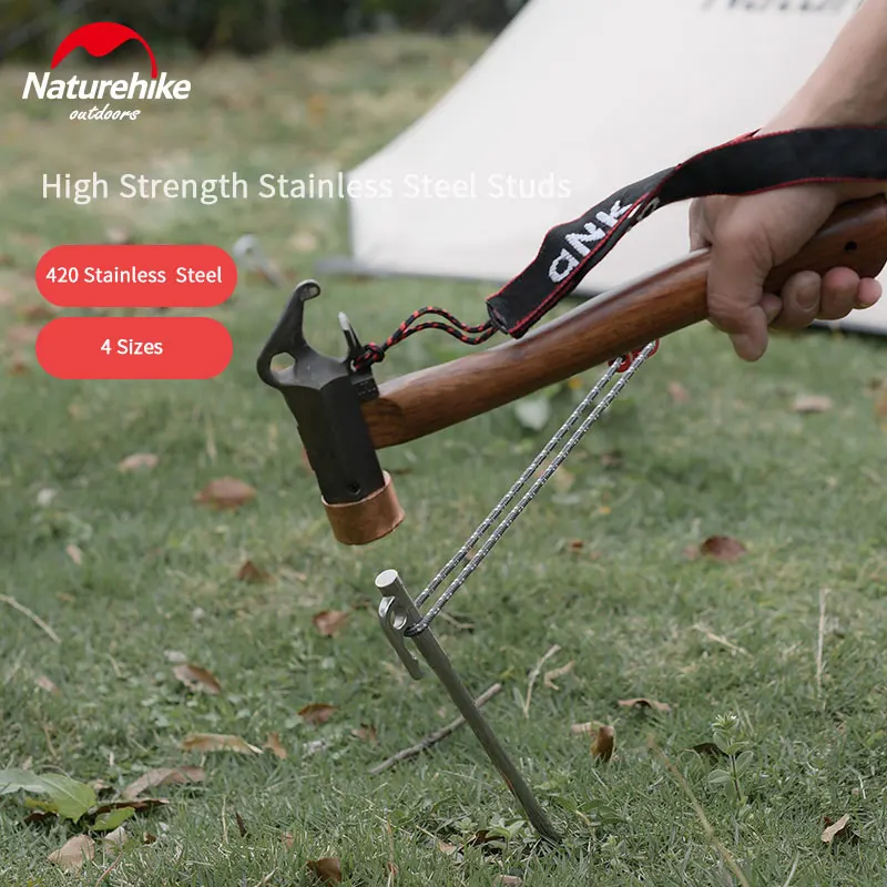 Naturehike открытый палатка из нержавеющей стали гвозди большой портативный кемпинг
