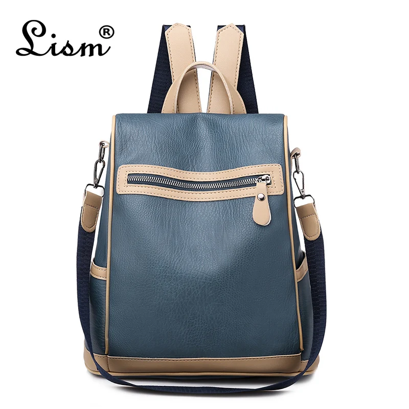 Женский рюкзак из искусственной кожи водонепроницаемые Рюкзаки женские